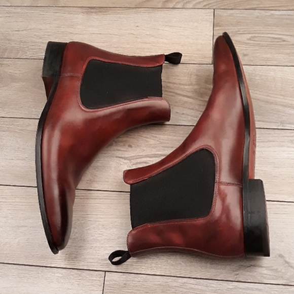 evans brown ankle boots